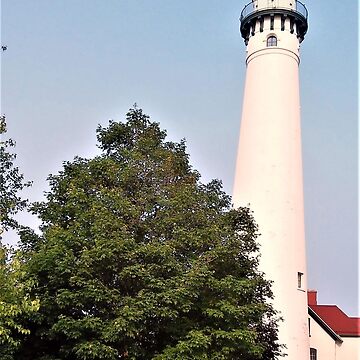 Artwork thumbnail, Lighthouse with Tree by Scott and Mary Schneider art_photography