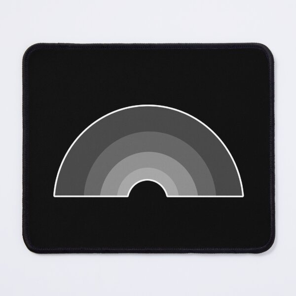Item preview, Dark rainbow black white grayscale designed and sold by Skaxolotl.