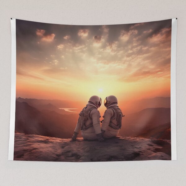 Item preview, couple astronauts designed and sold by Rafael-Wong.
