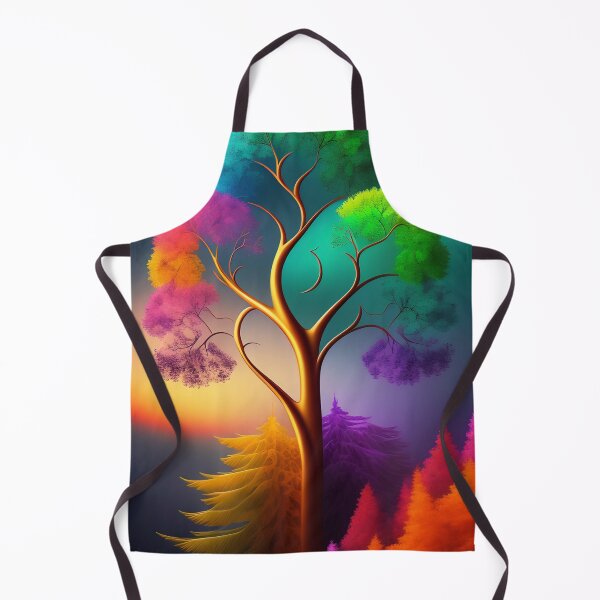 Item preview, Dancing branches of multicolors designed and sold by WhimsyRealm.