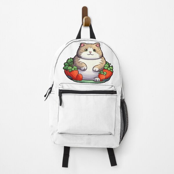 Item preview, The Strawberry Obsession of an Overweight Cat designed and sold by Artwyz.