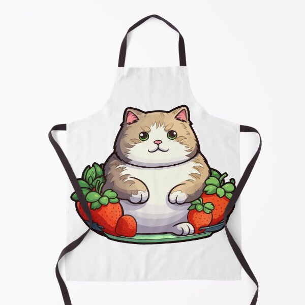 Item preview, The Strawberry Obsession of an Overweight Cat designed and sold by Artwyz.