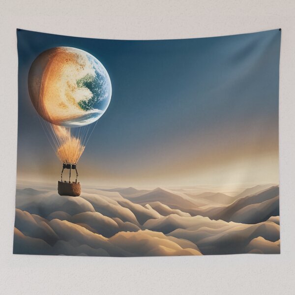 Item preview, Surreal Dreams: Explore a Gravity-Free Universe on Your T-Shirt designed and sold by artmanikin.