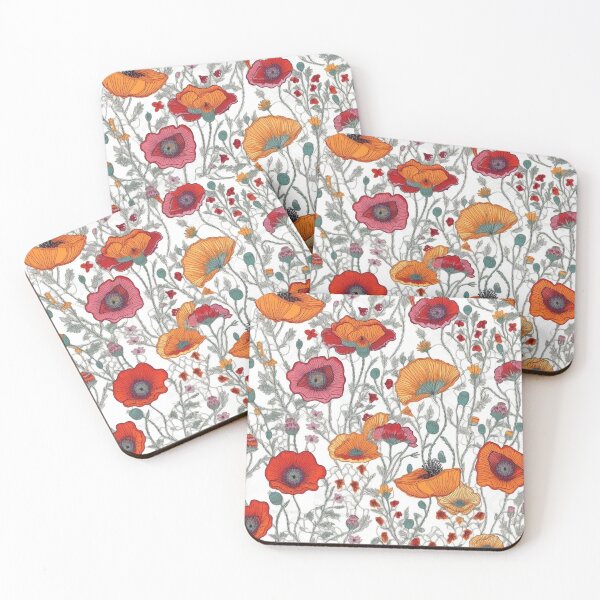 Item preview, Embroidered Poppies designed and sold by PietyandDesire.