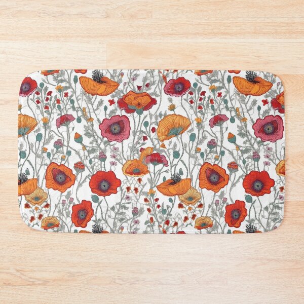Item preview, Embroidered Poppies designed and sold by PietyandDesire.