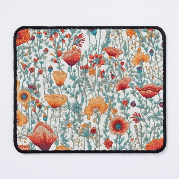 Item preview, Embroidered Poppies designed and sold by PietyandDesire.