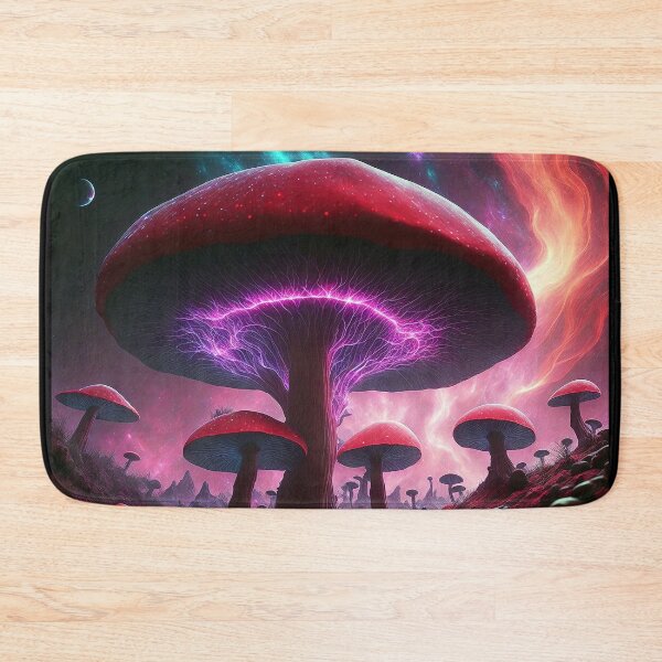 Item preview, Visionary mushroom universe design designed and sold by ZenStickConcept.