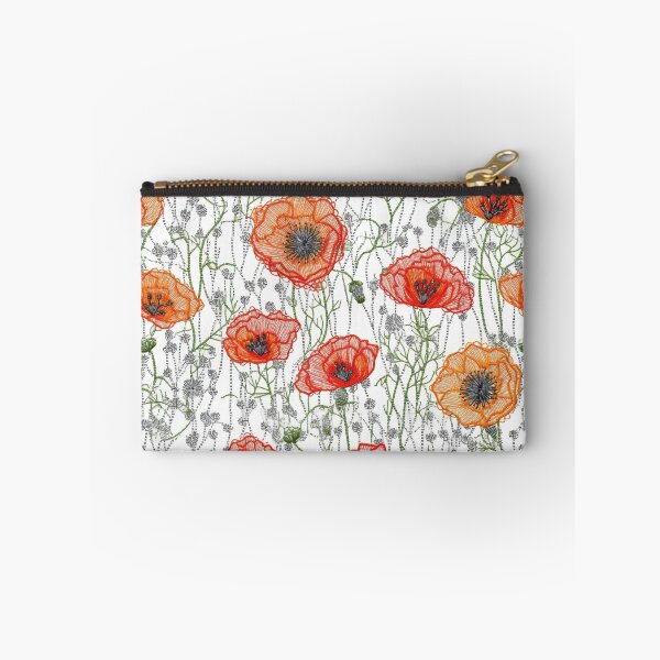 Item preview, Embroidered Poppies designed and sold by PietyandDesire.