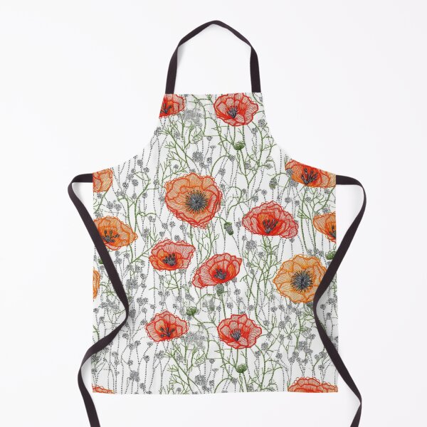 Item preview, Embroidered Poppies designed and sold by PietyandDesire.