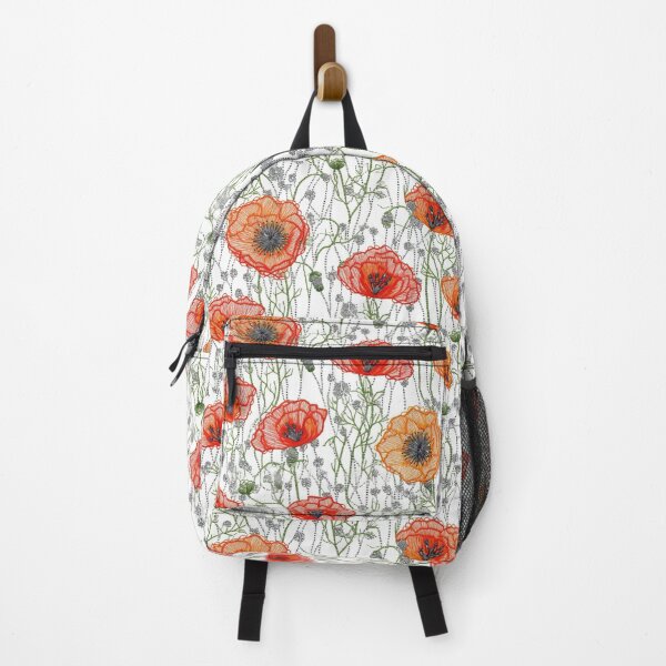 Item preview, Embroidered Poppies designed and sold by PietyandDesire.