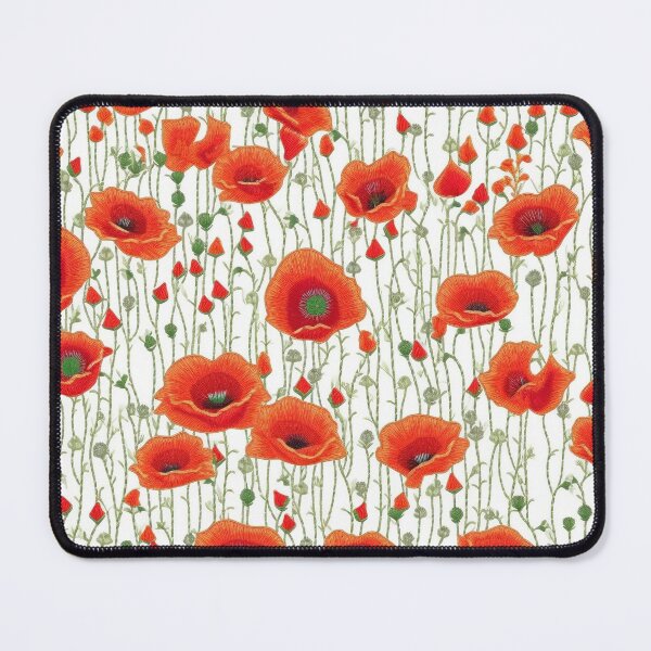 Item preview, Embroidered Poppies designed and sold by PietyandDesire.