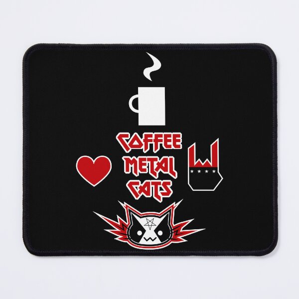 Item preview, Coffee, Metal, Cats = LOVE designed and sold by allymmoremagic.