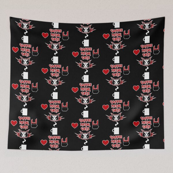 Item preview, Coffee, Metal, Cats = LOVE designed and sold by allymmoremagic.