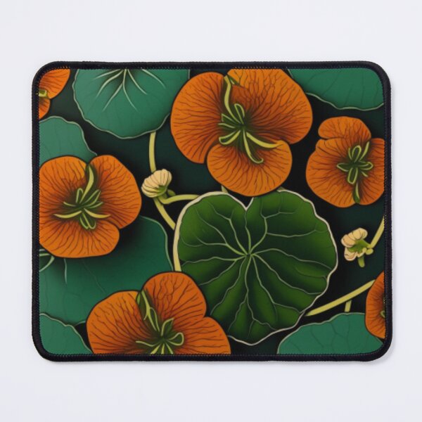 Item preview, Nasturtium Tile Pattern  designed and sold by SAMicrogreens.