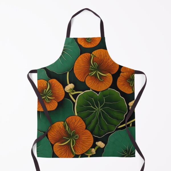Item preview, Nasturtium Tile Pattern designed and sold by SAMicrogreens.