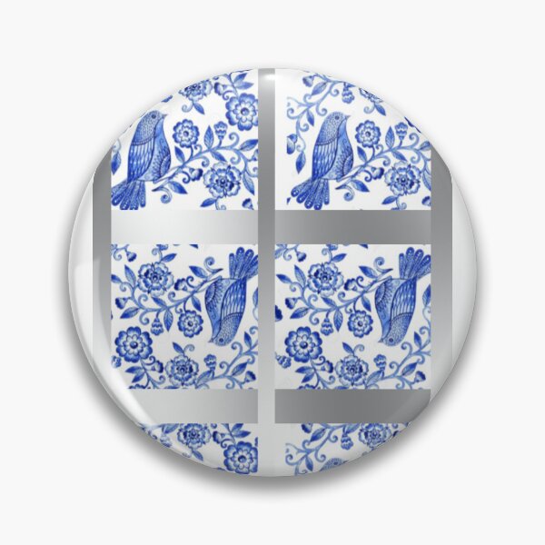 Item preview, Blue and white china porcelain tile pattern  designed and sold by Nathanfulks551.