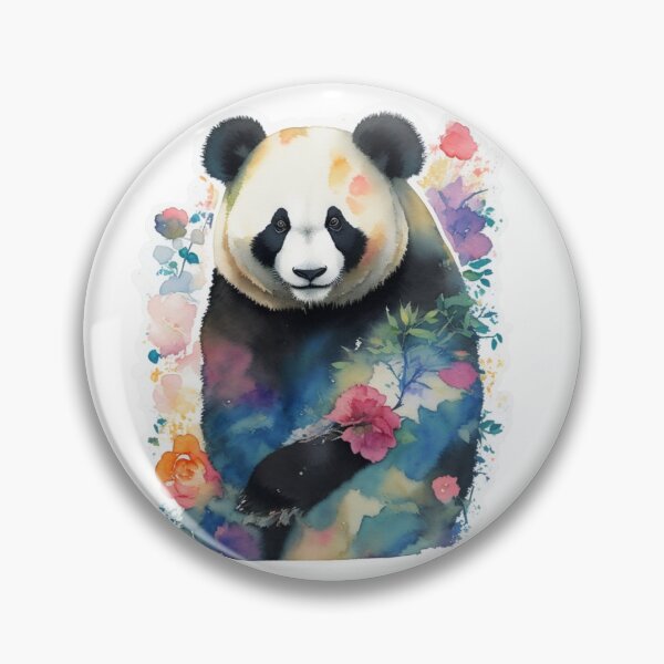Item preview, hyper realistic panda painting designed and sold by tori-s02.