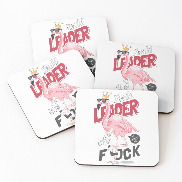 Item preview, Confident flamingo party motif designed and sold by Wolfsee.