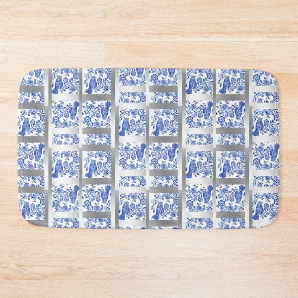 Item preview, Blue and white china porcelain tile pattern  designed and sold by Nathanfulks551.