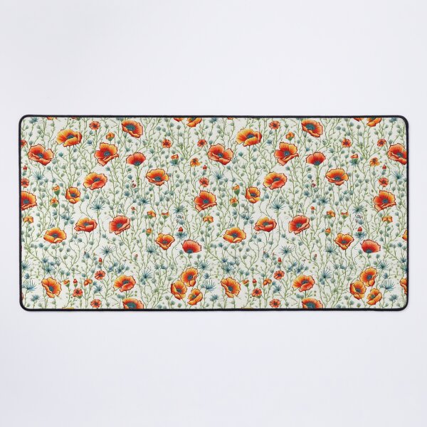 Item preview, Embroidered Poppies designed and sold by PietyandDesire.