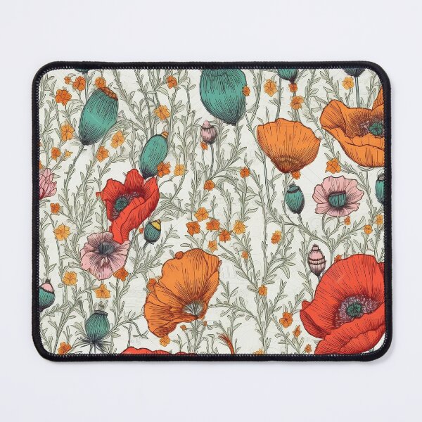 Item preview, Embroidered Poppies designed and sold by PietyandDesire.