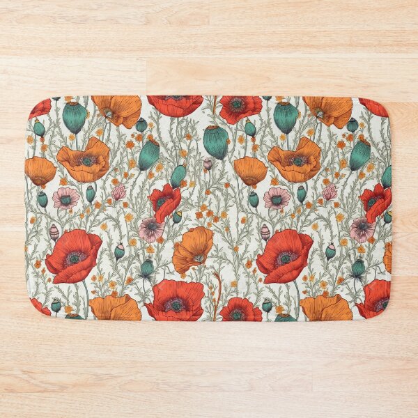 Item preview, Embroidered Poppies designed and sold by PietyandDesire.