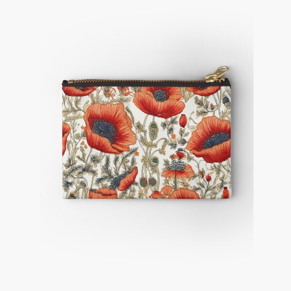 Item preview, Embroidered Poppies designed and sold by PietyandDesire.