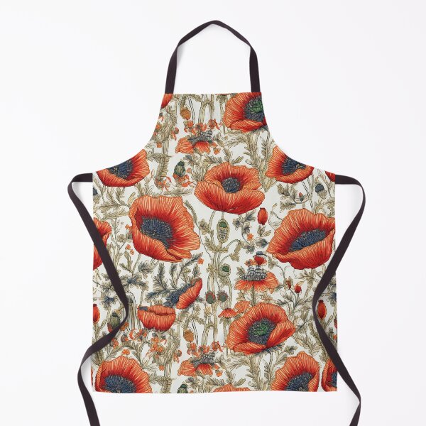 Item preview, Embroidered Poppies designed and sold by PietyandDesire.
