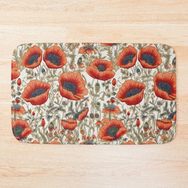 Item preview, Embroidered Poppies designed and sold by PietyandDesire.
