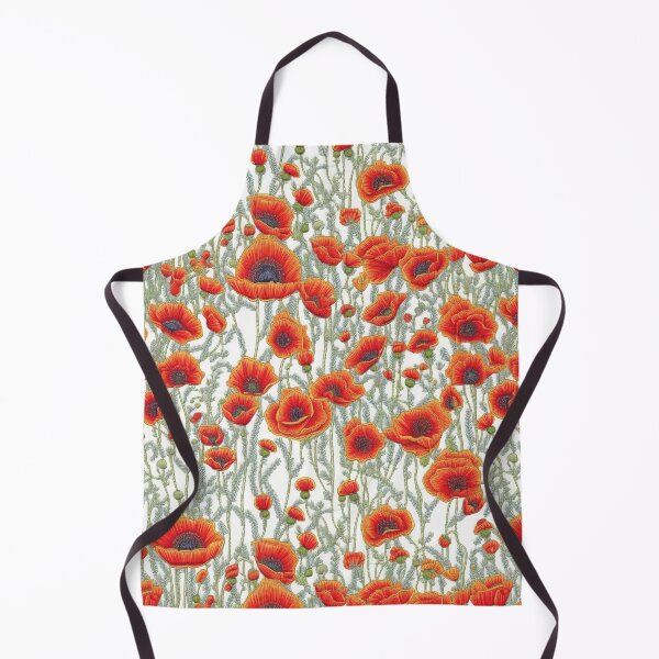 Item preview, Embroidered Poppies designed and sold by PietyandDesire.