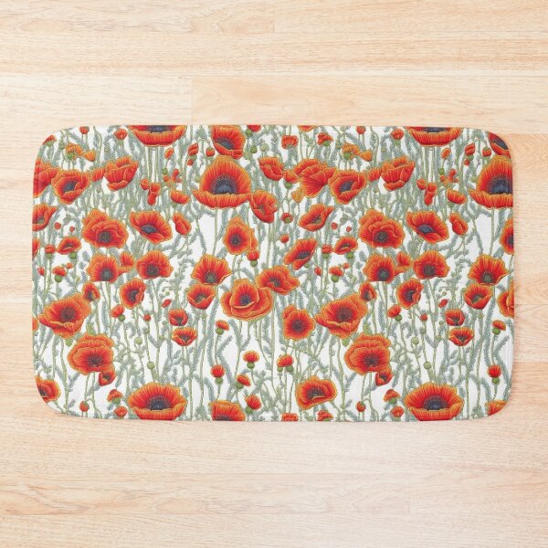 Item preview, Embroidered Poppies designed and sold by PietyandDesire.