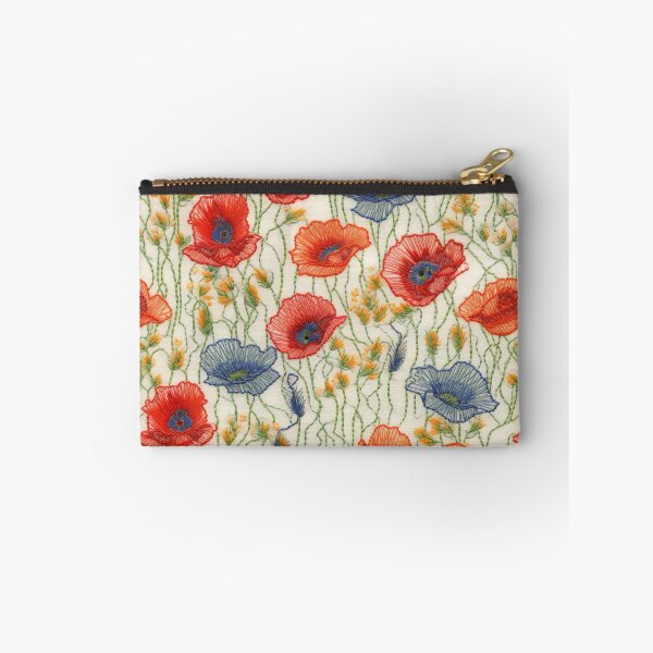 Item preview, Embroidered Poppies designed and sold by PietyandDesire.