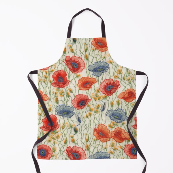 Item preview, Embroidered Poppies designed and sold by PietyandDesire.