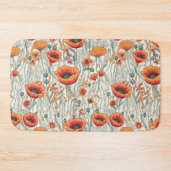 Item preview, Embroidered Poppies designed and sold by PietyandDesire.