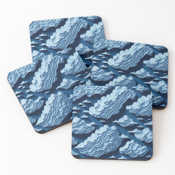 Item preview, Whimsical Clouds: A Quilled Paper Masterpiece in Intricate Detail designed and sold by RedArtG09.