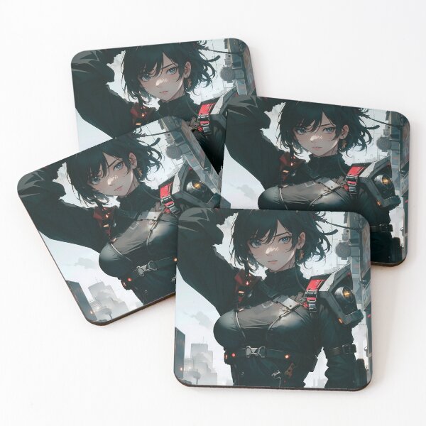 Item preview, Cyberpunk Anime Girl designed and sold by ByteyCreatives.