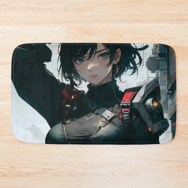 Item preview, Cyberpunk Anime Girl designed and sold by ByteyCreatives.