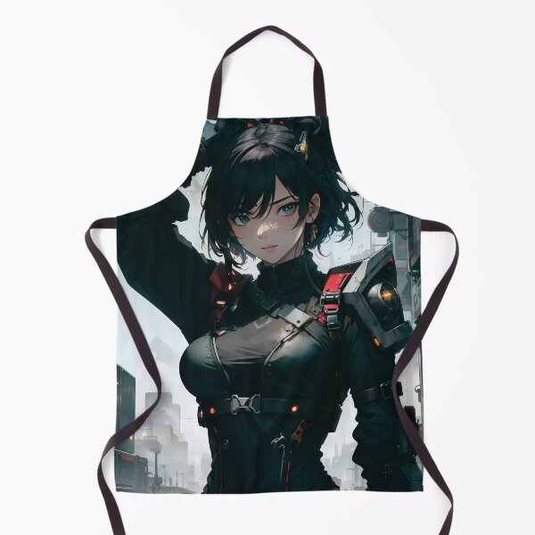 Item preview, Cyberpunk Anime Girl designed and sold by ByteyCreatives.