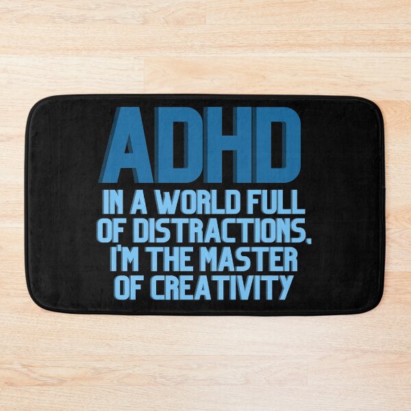 Item preview, ADHD In a World Full of Distractions BLUE designed and sold by ElectraW.