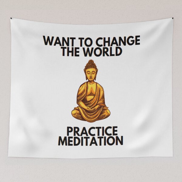 Item preview, Be the Change: Meditate and Create a Better World designed and sold by Banna Baber.