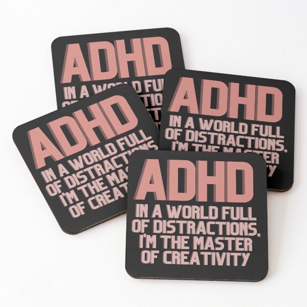 Item preview, ADHD In a World Full of Distractions ORANGE designed and sold by ElectraW.