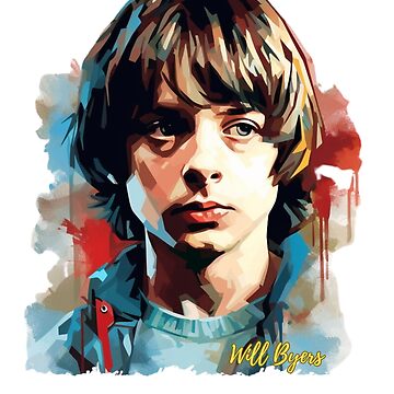 Will Byers Stranger Things Digital Portrait Poster for Sale by NewQyu