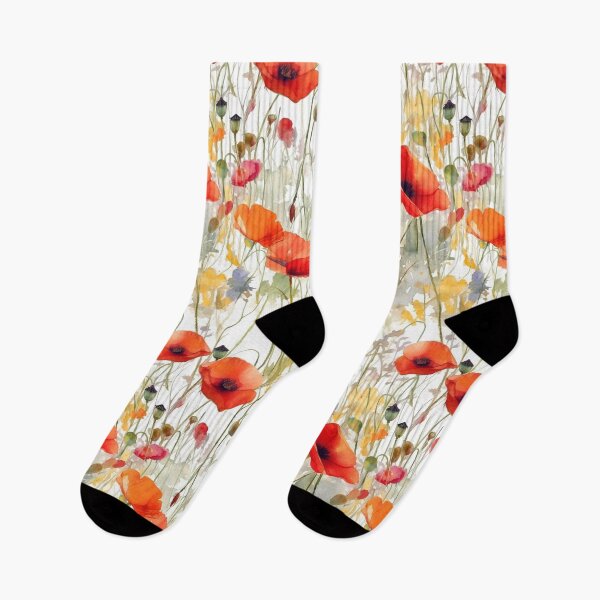 Item preview, Watercolor Poppies designed and sold by PietyandDesire.