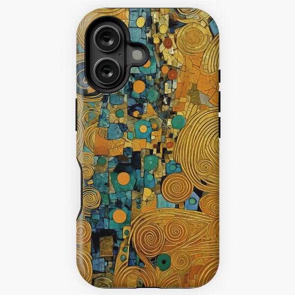Vista previa del artículo con la obra «patrón oceánico de klimt», diseñado y vendido por Louise Wersäll.