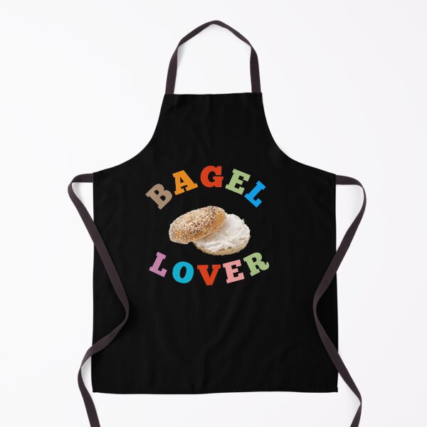 Item preview, Bagel Lover, Colored Letters and a photo of a bagel and cream cheese designed and sold by lindab142.
