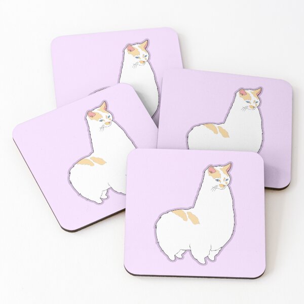 Item preview, Llama Cat Meme - Pastel Kawaii Y2K designed and sold by ponychops.