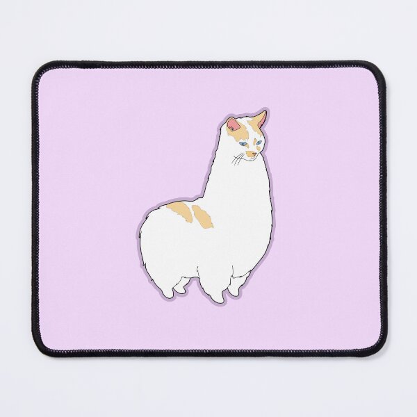 Item preview, Llama Cat Meme - Pastel Kawaii Y2K designed and sold by ponychops.