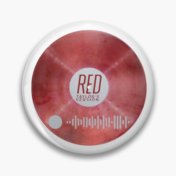 Item preview, RED Taylor Swift Record Spotify Code designed and sold by aspolaris17.