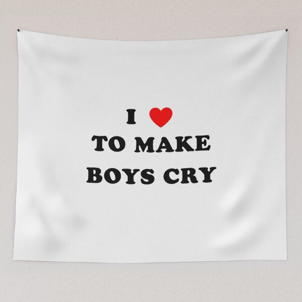 Item preview,  i heart to make boys cry  designed and sold by NSdesigns55.