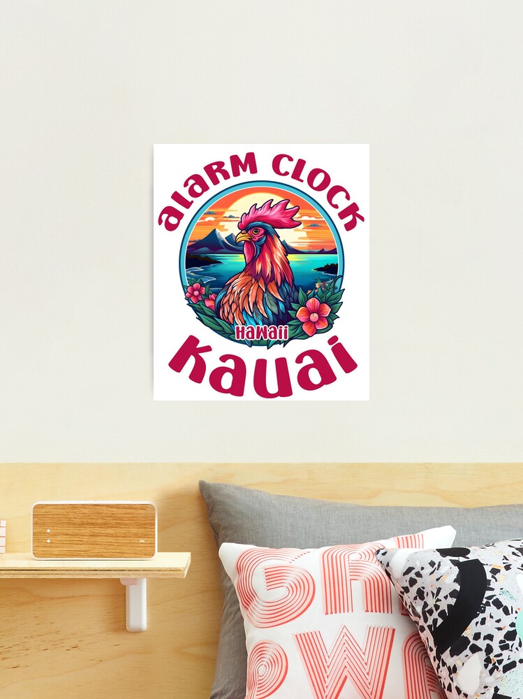 Kauai Hawaii Alarm Clock Chicken Rooster